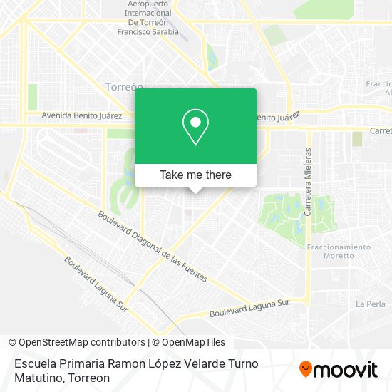 Escuela Primaria Ramon López Velarde Turno Matutino map