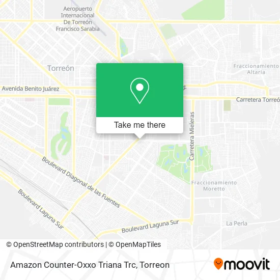 Amazon Counter-Oxxo Triana Trc map