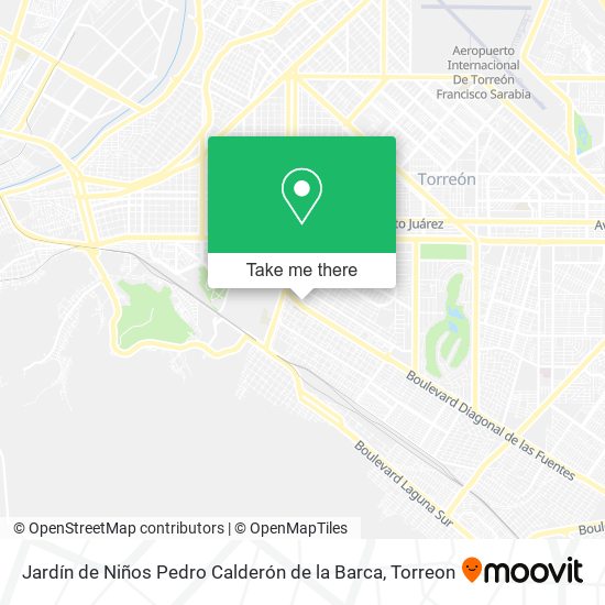 Mapa de Jardín de Niños Pedro Calderón de la Barca