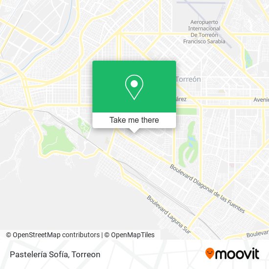 Pastelería Sofía map