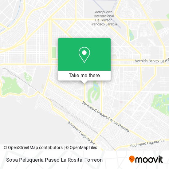 Sosa Peluquería Paseo La Rosita map