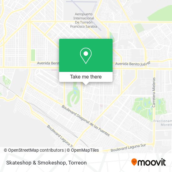 Mapa de Skateshop & Smokeshop