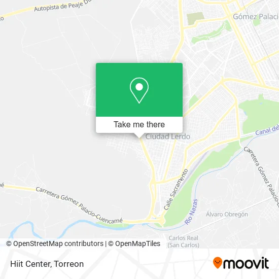 Hiit Center map