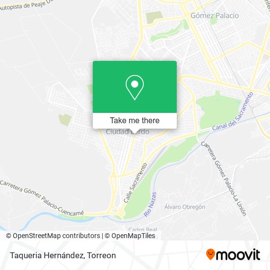 Taqueria Hernández map