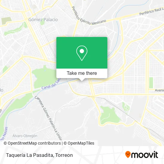 Taquería La Pasadita map