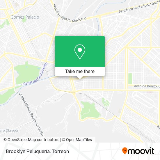 Mapa de Brooklyn Peluquería
