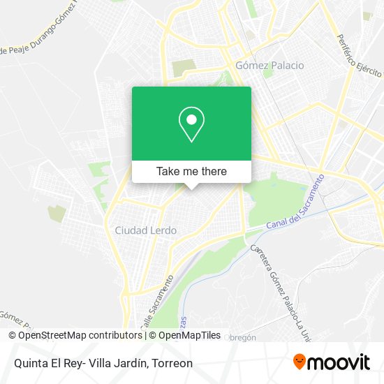 Quinta El Rey- Villa Jardín map