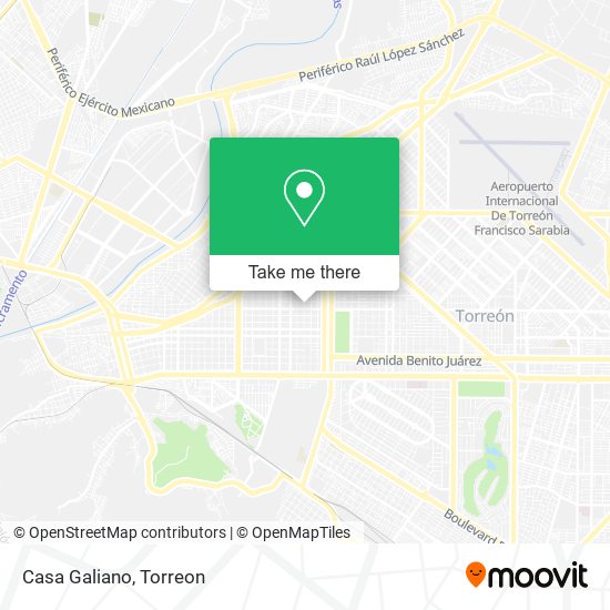 Mapa de Casa Galiano
