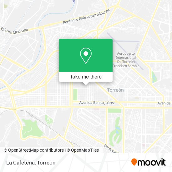 Mapa de La Cafetería