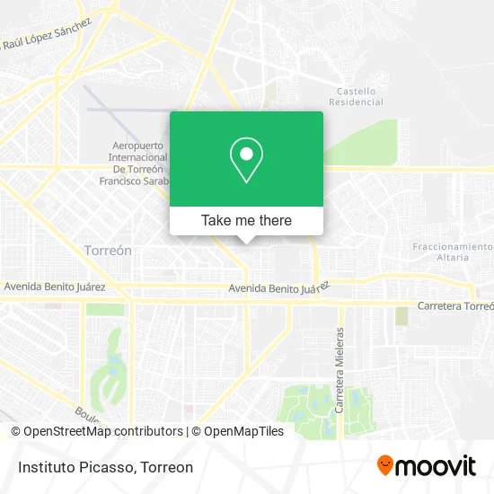 Instituto Picasso map