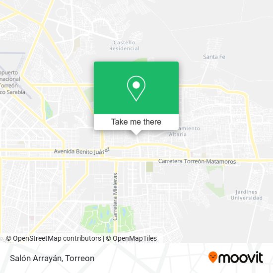 Mapa de Salón Arrayán