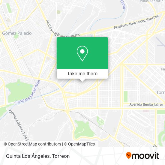 Quinta Los Ángeles map
