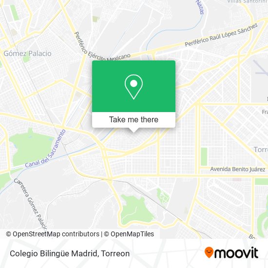 Colegio Bilingüe Madrid map