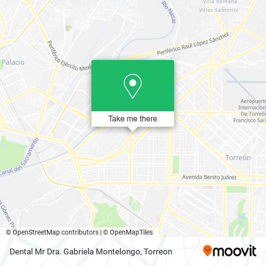 Dental Mr Dra. Gabriela Montelongo map