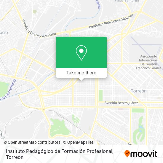 Instituto Pedagógico de Formación Profesional map