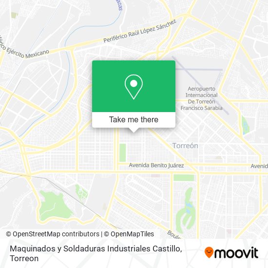 Maquinados y Soldaduras Industriales Castillo map