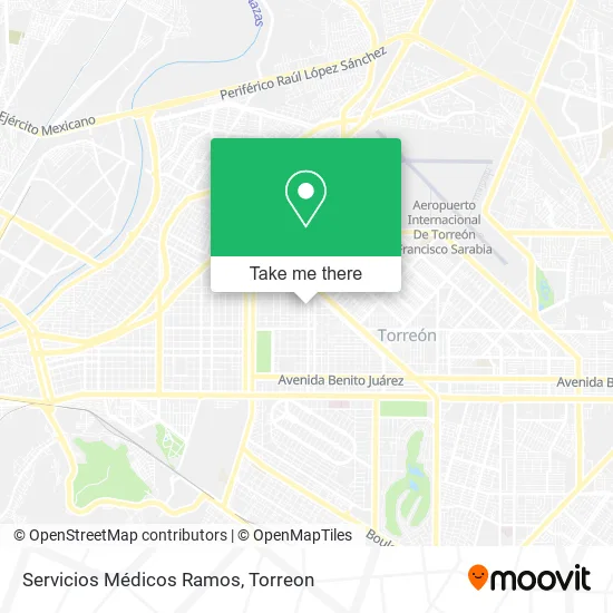 Servicios Médicos Ramos map