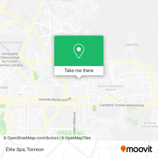 Élite Spa map