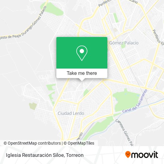 Iglesia Restauración Siloe map