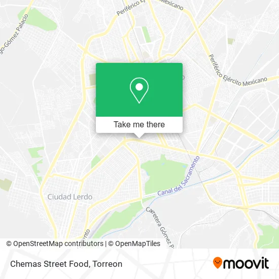 Chemas Street Food map