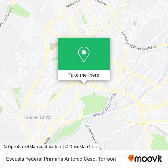 Escuela Federal Primaria Antonio Caso map