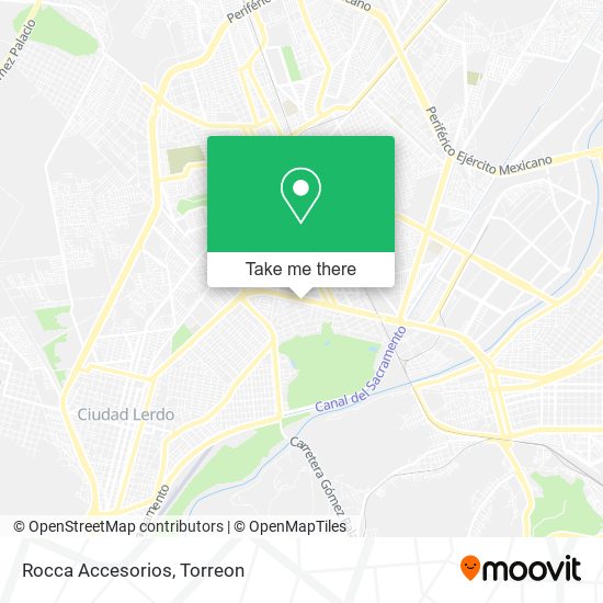 Mapa de Rocca Accesorios