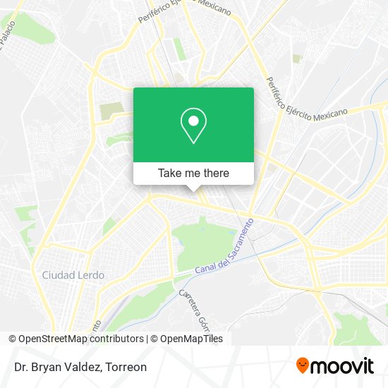 Mapa de Dr. Bryan Valdez