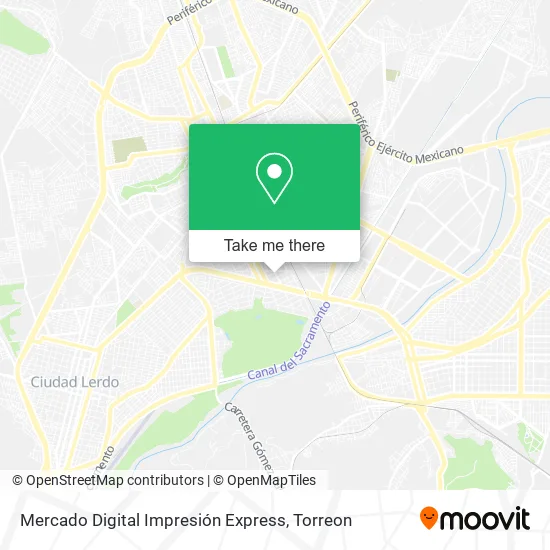 Mercado Digital Impresión Express map