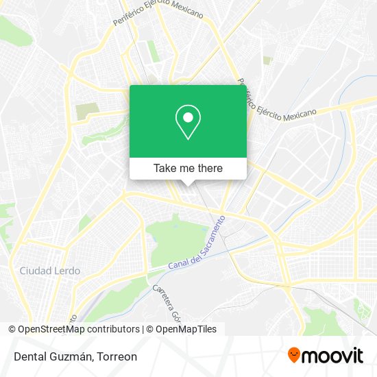 Mapa de Dental Guzmán