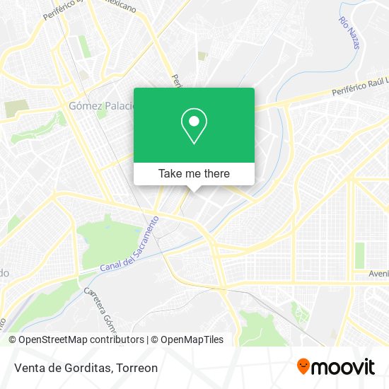 Venta de Gorditas map