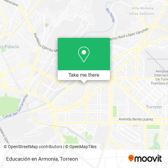 Educación en Armonía map