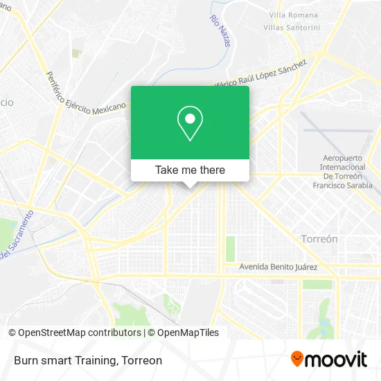 Burn smart Training map
