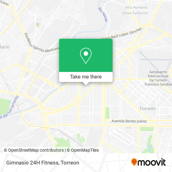 Gimnasio 24H Fitness map