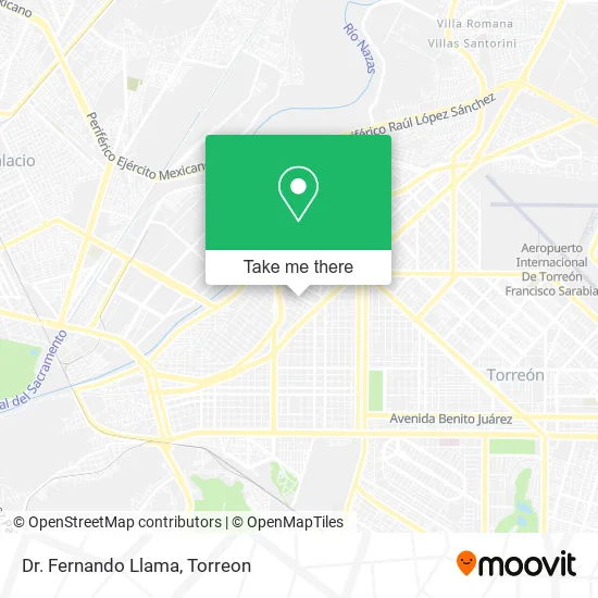 Dr. Fernando Llama map