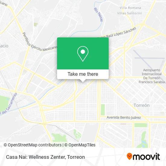Casa Nai: Wellness Zenter map