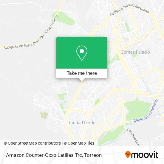 Amazon Counter-Oxxo Latillas Trc map