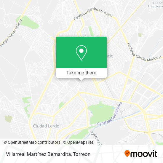 Mapa de Villarreal Martínez Bernardita