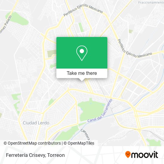 Ferretería Crisevy map