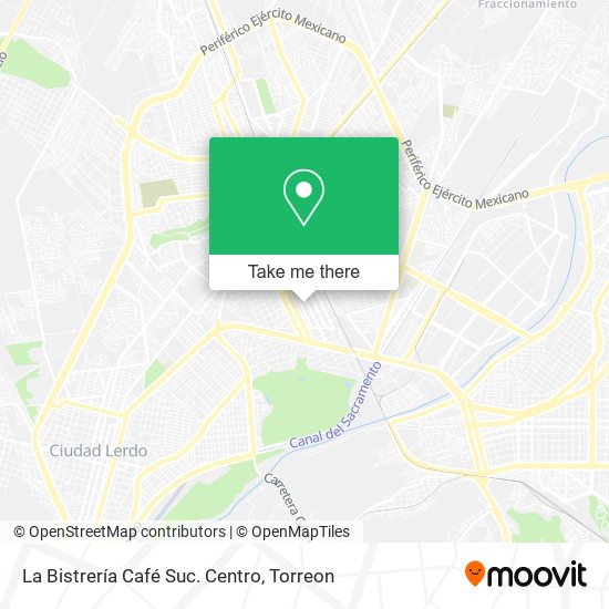 La Bistrería Café Suc. Centro map