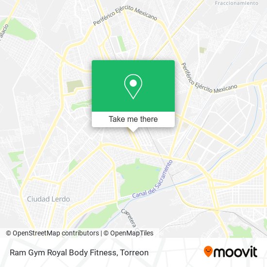 Ram Gym Royal Body Fitness map