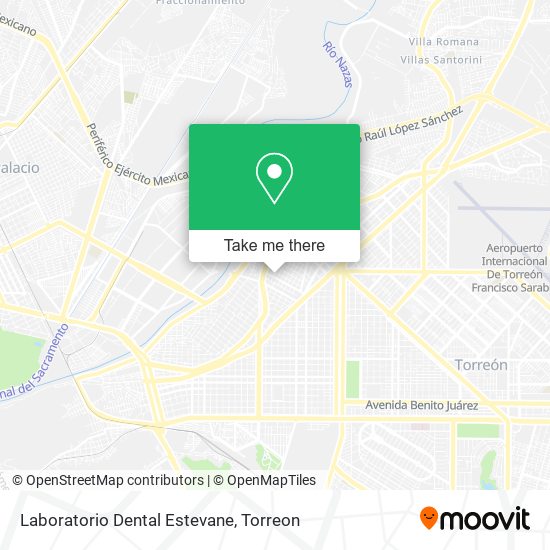 Laboratorio Dental Estevane map