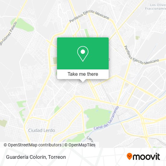 Guardería Colorín map