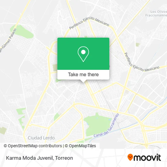 Karma Moda Juvenil map