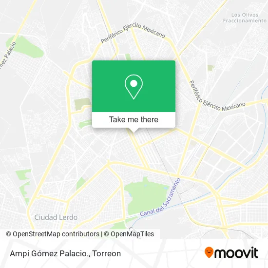 Mapa de Ampi Gómez Palacio.