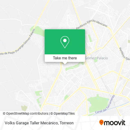 Volks Garage Taller Mecánico map