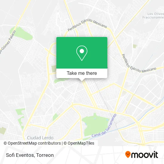 Sofi Eventos map