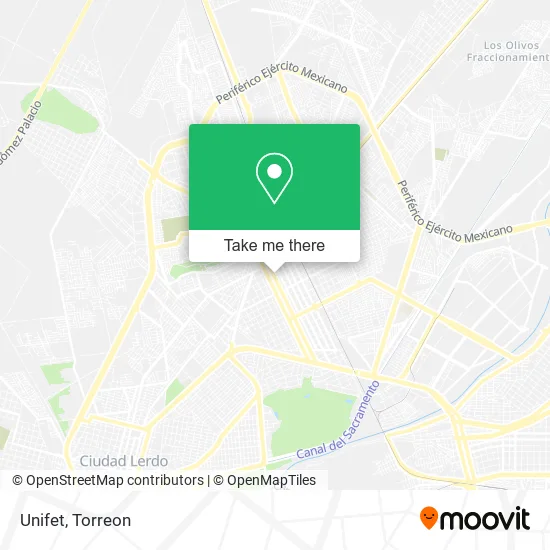 Unifet map
