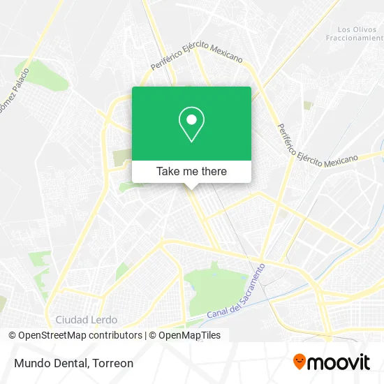 Mundo Dental map