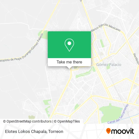 Elotes Lokos Chapala map