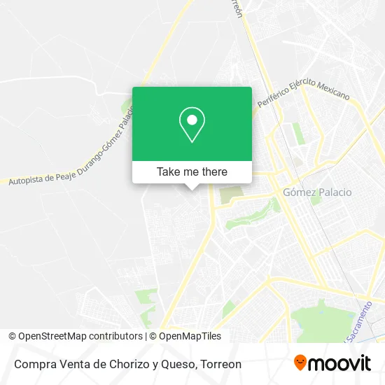 Compra Venta de Chorizo y Queso map